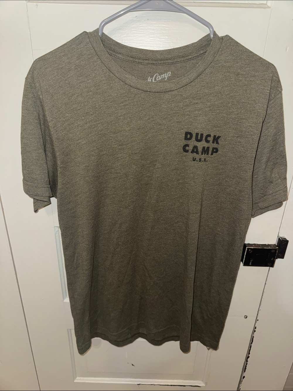Duck Camp U.S.A. Olive Short-Sleeve Logo Tee M